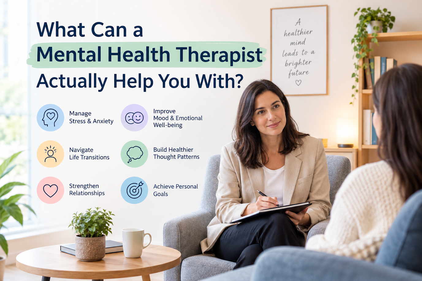 What Can a Mental Health Therapist Actually Help You With? 
