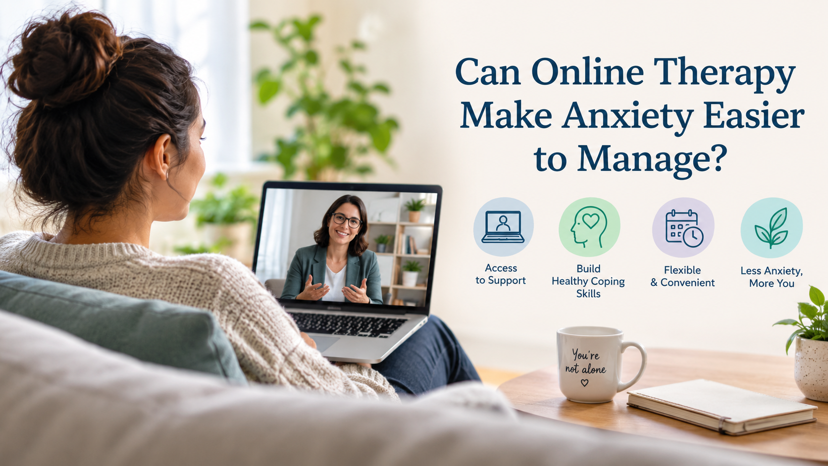 Can Online Therapy Make Anxiety Easier to Manage? 